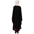 Indo classic Kaftan with embroidery work- Black